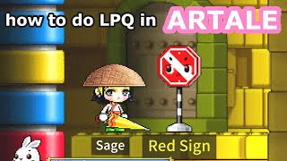 how to do LPQ in artale  old school maplestory [upl. by Aiym]