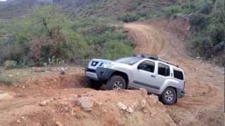 Xterra Pro4X on back road to Crown King [upl. by Anelleh]