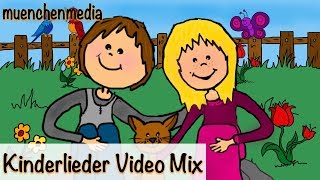 🎵 Der schönste Kinderlieder Mix  Kinderlieder deutsch  muenchenmedia [upl. by Trescott654]