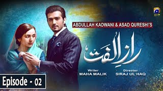 RaazeUlfat  EP 02  English Subtitles  14th April 2020  HAR PAL GEO [upl. by Eenehs]