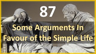 Seneca  Moral Letters  87 Some Arguments in Favour of the Simple Life [upl. by Aidnic]