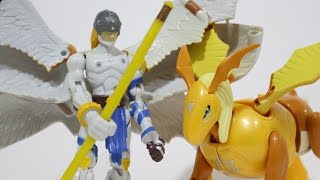 Patamonパタモン to AngemonエンジェモンBandai Digimon Digivolving Figureデジモン進化玩具 [upl. by Iem]