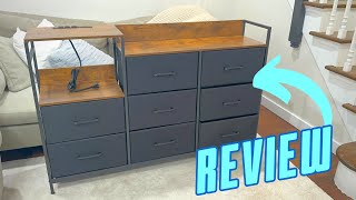 Amazon Furniture Review ODK Dresser with Charging Station [upl. by Patsy]