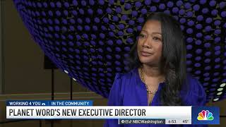 Planet Word’s new director wants everyone to feel like ‘their words matter here’  NBC4 Washington [upl. by Nonez]