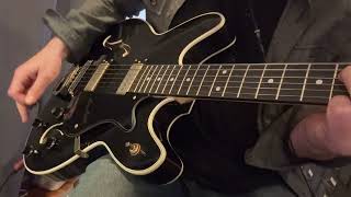 Hagstrom Viking Guitar Reissue 6 BLACK ReNecked wWaterslide Baritone Rubber Bridge Conversion [upl. by Eizzik]