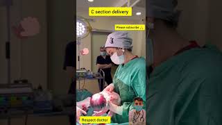 C section delivery of baby shortvideo viralshort pleasesubscribe india cutebaby [upl. by Catie]