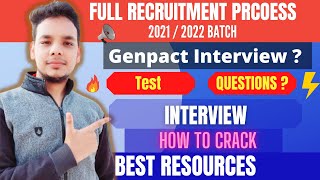 Genpact Recruitment Process  How to crack Genpact Interview  Online Test  Process Associate [upl. by Rj741]