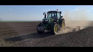 John Deere 6125m i Satex 5m [upl. by At537]