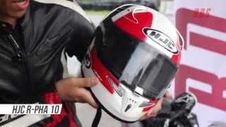 Review 1  HJC RPHA 10 Marushin 999 RS and Exustar Racing Boot [upl. by Epilihp640]