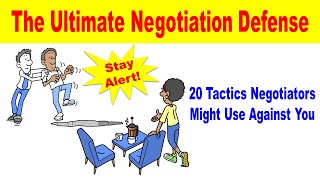 Beware These 20 Sneaky Negotiation Tactics Stay One Step Ahead [upl. by Edward493]