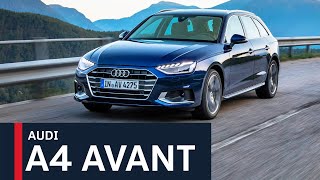 Audi A4 Avant tutte le info e la scheda tecnica le dimensioni e i motori della A4 quotstation wagonquot [upl. by Ynamrej418]