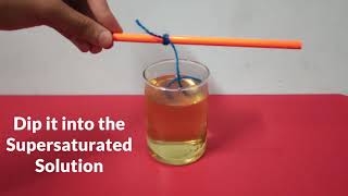 Crystallization  Experiment with sugar  Try at home Explanation [upl. by Ocsic]