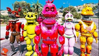 BRAND NEW BLOOD NIGHTMARE CHICA ANIMATRONIC GTA 5 Mods FNAF RedHatter [upl. by Ettenuj492]