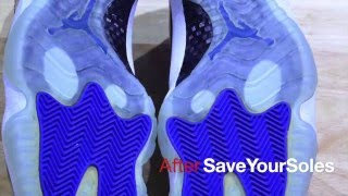 How to remove yellowing from sneakers  Save Your Soles [upl. by Ronoc]