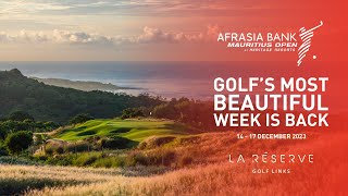 Golfs Most Beautiful Week is Back [upl. by Eudoca]