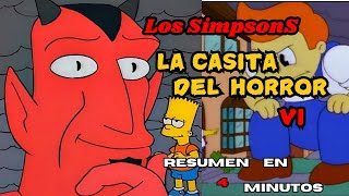 LOS SIMPSONS La caita del Horror 6 pelis resumen viral [upl. by Sholes]