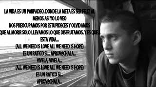 ¿Y LA FELICIDAD QUE Canserbero Letra [upl. by Liebermann]