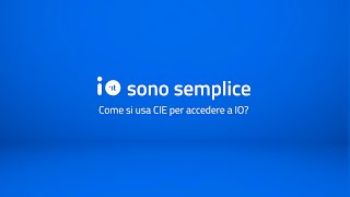 Come si usa CIE per accedere a IO IOsonoSemplice [upl. by Imuya]