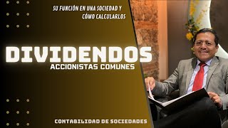 Dividendos🏢  ¿Qué son las Acciones Comunes y cómo calcularlo 📈 [upl. by Epifano]