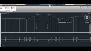 crosssection of railtrack in AutoCAD lisp programming part2 [upl. by Storer26]