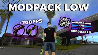 GTA SAMP MODPACK GANGSTER HIGH FPS FOR LOW END PC [upl. by Annahgiel]