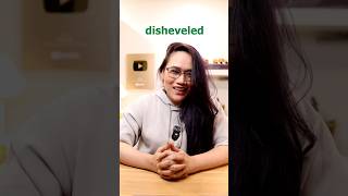 What does DISHEVELED mean 🤔 learnwithlyqa teamlyqa english vocabulary wordoftheday [upl. by Nuhsed27]