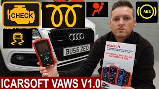 How To Use iCarsoft VAWS v10 VAG Audi VW Seat Skoda [upl. by Landbert]