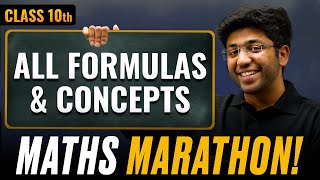 Class 10th Maths  All Formulas and Concepts in One Shot 🔥  Shobhit Nirwan [upl. by Rowe]