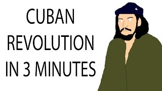 Cuban Revolution  3 Minute History [upl. by Anikas]