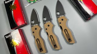 Spyderco REC EXCLUSIVE Lil Native Coyote Brown G10 [upl. by Alyose]