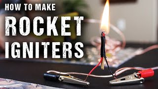 How to Make Rocket Igniters Electric Matches [upl. by Elvyn424]