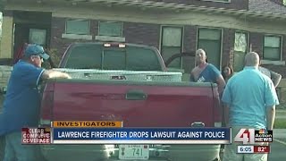 Lawsuit filed by Lawrence firefighter dropped [upl. by Anawait]