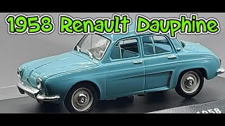 1958 Renault Dauphine diecast by Hachette [upl. by Sena]