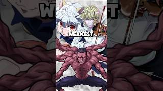 Who is the Weakest in Meruems Royal Guards hxh hunterxhunter [upl. by Giarla]