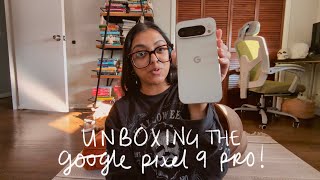 UNBOXING THE GOOGLE PIXEL 9 PRO 🎉 [upl. by Noicnecsa]