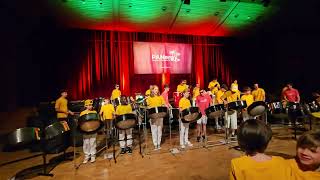 Panergy youth steel drum band from Telfs Austria performing on 18324 Turn it up and dance [upl. by Riva]