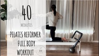 Pilates Reformer  Intermediate Pilates  Full Body Workout [upl. by Onibla]