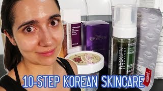 I Tried A 10Step Korean Skincare Routine For A Month [upl. by Asirrom]