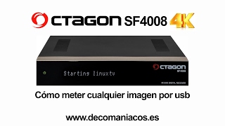 Octagon SF4008  Cómo meter cualquier imagen por usb [upl. by Ula]