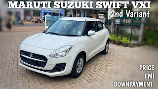 MARUTI SUZUKI SWIFT VXI SECOND VARIANT DETAILED MALAYALAM REVIEW  PRICE  EMI  DOWNPAYMENT [upl. by Mlohsihc]