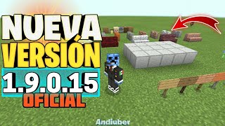 NUEVA ACTUALIZACIÓN  MINECRAFT 19015 OFICIAL  REVIEW  NUEVOS BLOQUES Y MAS [upl. by Salsbury]