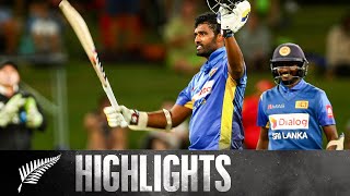 Thisara Perera 140 off 74 13 Sixes  INNINGS HIGHLIGHTS  BLACKCAPS v Sri Lanka  2nd ODI 2019 [upl. by Shayn]