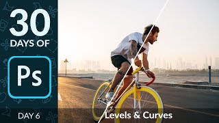 How to Use Levels amp Curves in Photoshop  Day 6 [upl. by Vyse750]