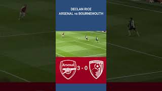 NO COPYRIGHT CREATIVE COMMONS24 EPL  DECLAN RICE goal  ARSENAL vs BOURNEMOUTH 30 Highlights [upl. by Dunton]