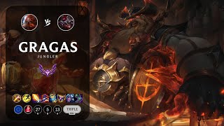 Gragas Jungle vs Shaco  EUW Master Patch 147 [upl. by Erodoeht]