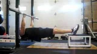 DeFrancosTrainingcom  Inverted rows feet elevated [upl. by Seerdi208]