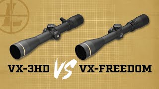 Leupold VX3HD vs VXFreedom Riflescope [upl. by Calva305]