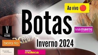 MODARE CALÇADOS  VIZZANO  BEIRARIO  VIA MARTE  BOTAS FEMININAS CONFORTÁVEIS ✨ 2024 [upl. by Moody]