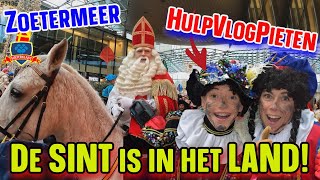 Wij zijn de HULP VLOGPIETEN van SINTERKLAAS in Zoetermeer De INTOCHT van SINTERKLAAS 2023 3136 [upl. by Arlo]