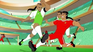 Supa Strikas  S04e51  12ª Homem Desenhos Animados de Futebol [upl. by Aneliram467]